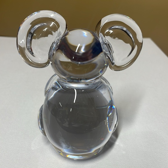 Maleras Sweden Crystal Art Glass Koala Bear Paperweight Signed 5.25" tall - Picture 3 of 7